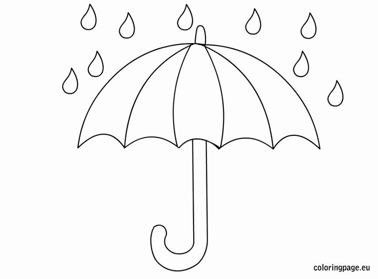 Umbrella Template for Preschool New Related Coloring Pagesopen Umbrellaumbrella Coloring Pages