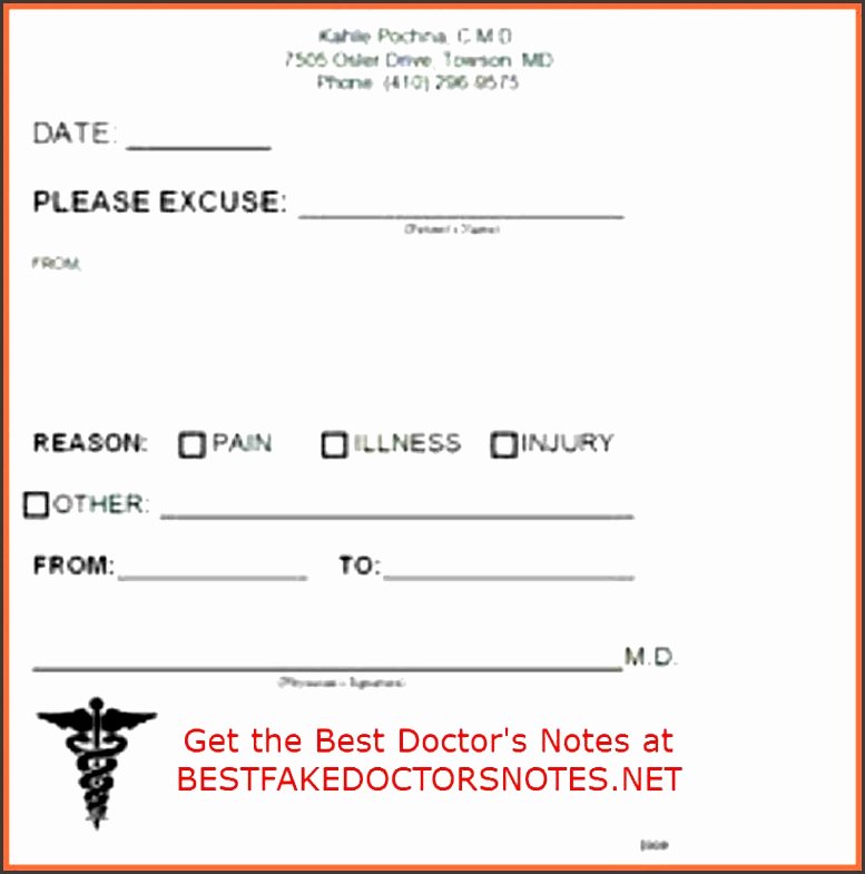 Urgent Care Doctors Note Template Lovely Will Urgent Care Write A Doctors Note
