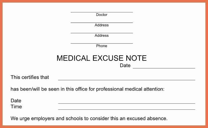 Urgent Care Doctors Note Template Luxury Urgent Care Doctors Note Template