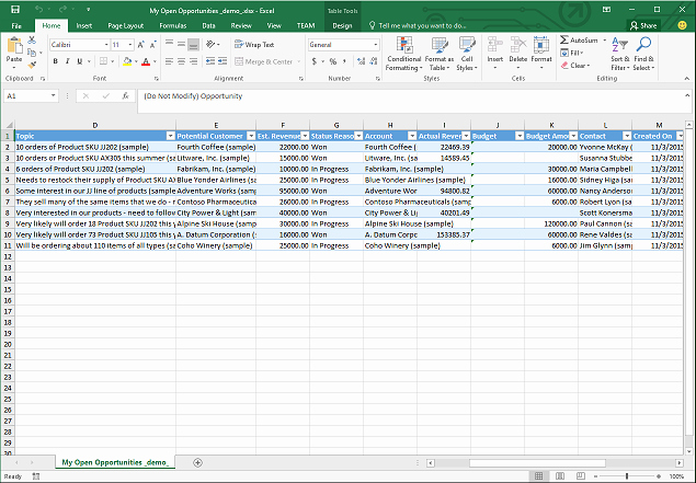 Use Case Template Excel Awesome Create and Deploy Excel Templates Dynamics 365 for