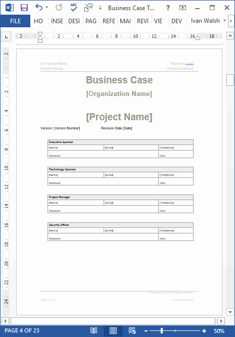 Use Cases Template Word Elegant Business Case Templates Ms Word – Templates forms