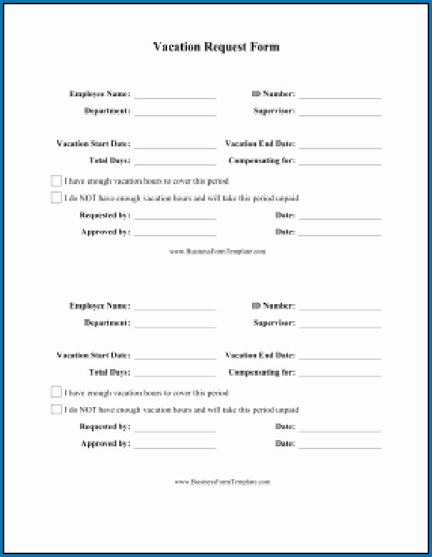 Vacation Request form Template Awesome How to Make Proper Vacation Request form 83