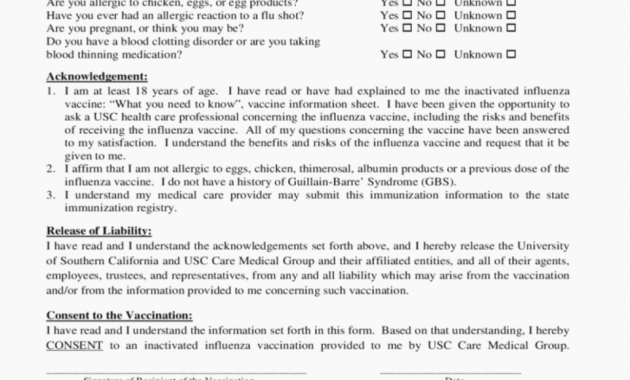 Vaccine Consent form Template Luxury 14 Facts You Never Knew