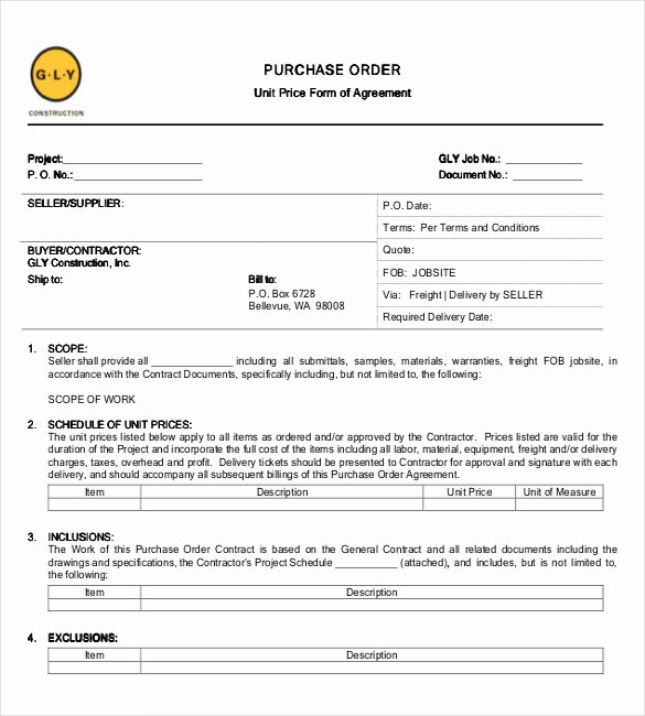 Vehicle Purchase order Template New Vehicle Purchase order Template the Story Vehicle