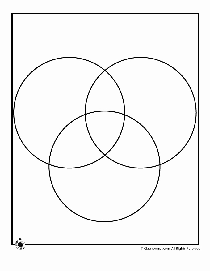 Venn Diagram Template Word Lovely 3 Circle Venn Diagram Template