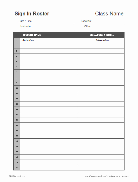 Visitor Log Book Template Fresh Printable Sign In Sheet