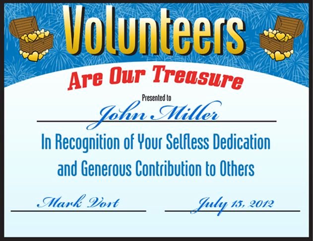 Volunteer Certificate Of Appreciation Template Elegant 125 Best Images About Volunteer Recognition On Pinterest