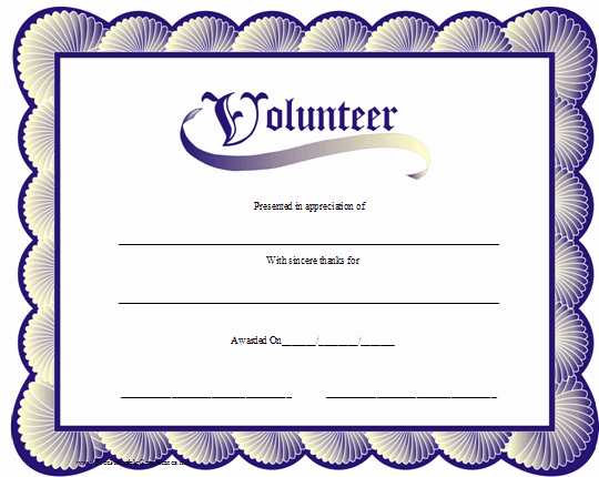 Volunteer Certificate Of Appreciation Template Luxury Volunteer Appreciation Certificates Line Signup Blog