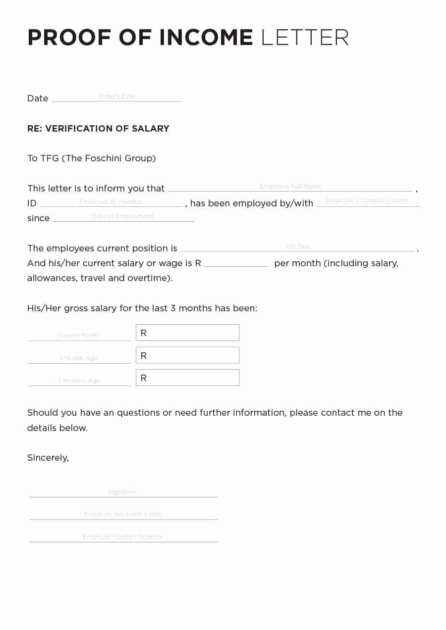 Wage Verification form Template Fresh 40 In E Verification Letter Samples &amp; Proof Of In E