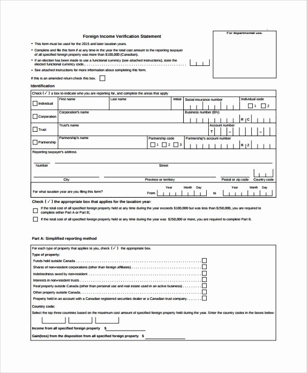 Wage Verification form Template Unique Sample In E Verification form 9 Free Documents