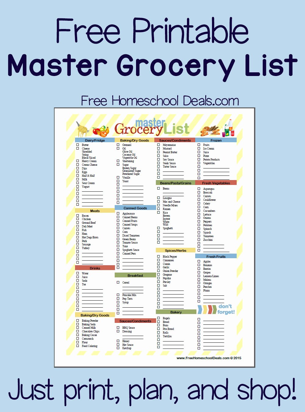 Walmart Grocery List Template Lovely 44 New Homeschool Freebies Deals &amp; Encouragement for 2