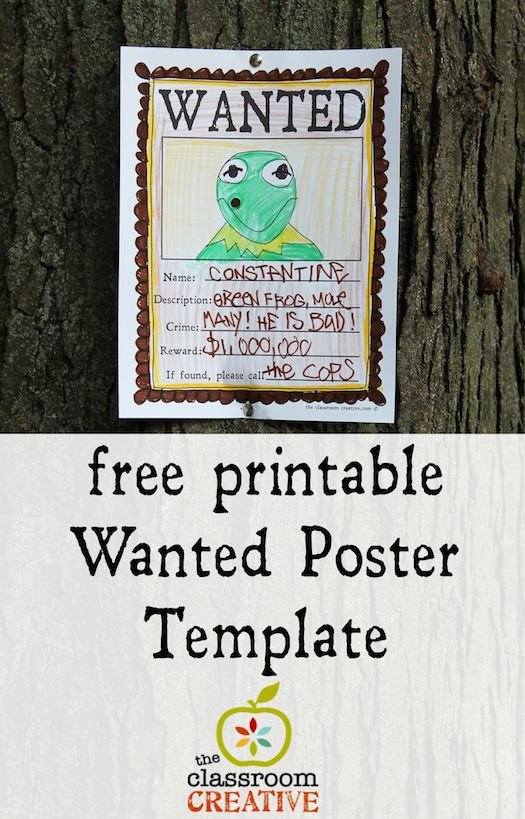Wanted Poster Template Free Elegant Poor Kermit He Has A Doppelganger Help Catch the &quot;evil