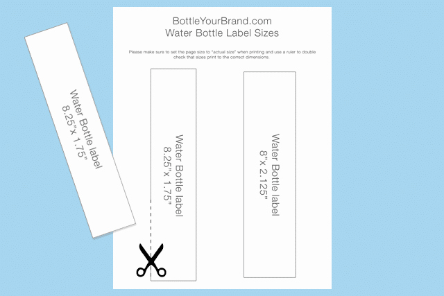 Water Bottle Labels Template Beautiful How to Choose the Correct Bottled Water Label Size