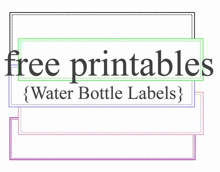 Water Bottle Labels Template Elegant This is Super Awesome Sight with tons Of Free Printable