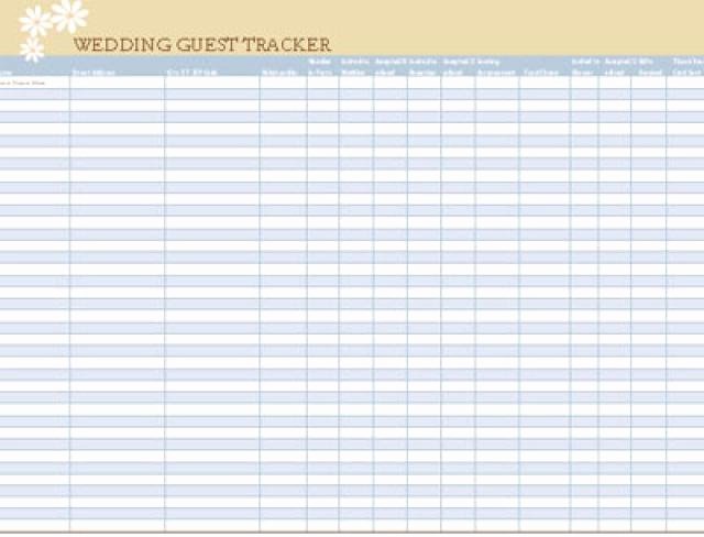 Wedding Guest List Template Pdf Lovely 17 Wedding Guest List Templates Excel Pdf formats