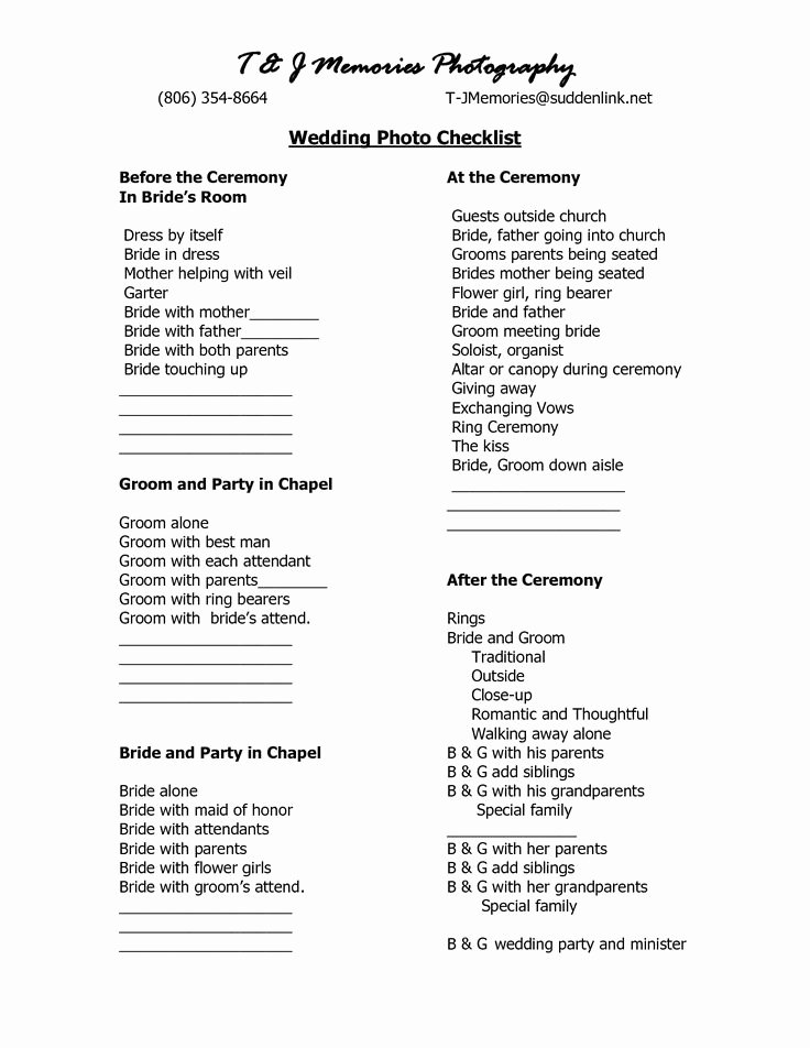 Wedding Shot List Template Lovely 1000 Ideas About Wedding Graphy Checklist On