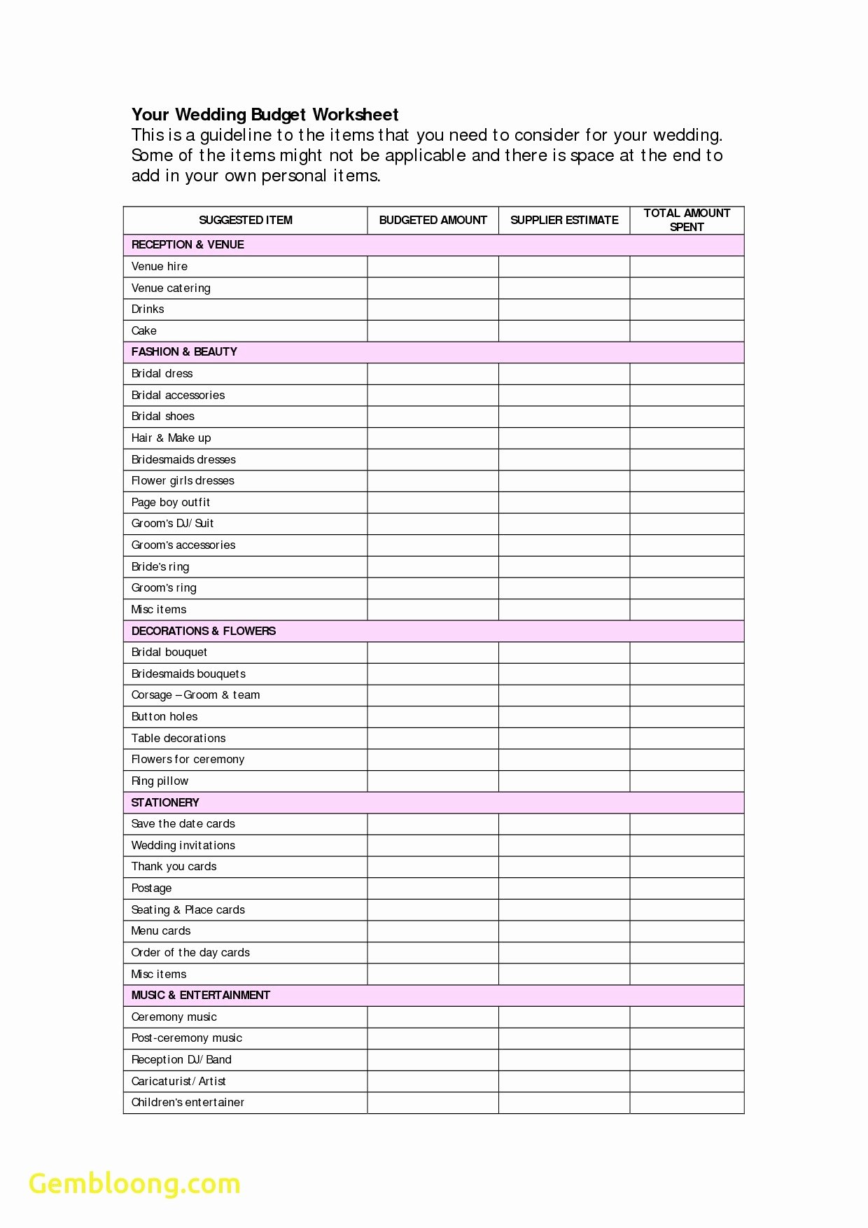 Wedding Vendor List Template Fresh Spreadsheet Template Page 12 How Do I Add A Signature to