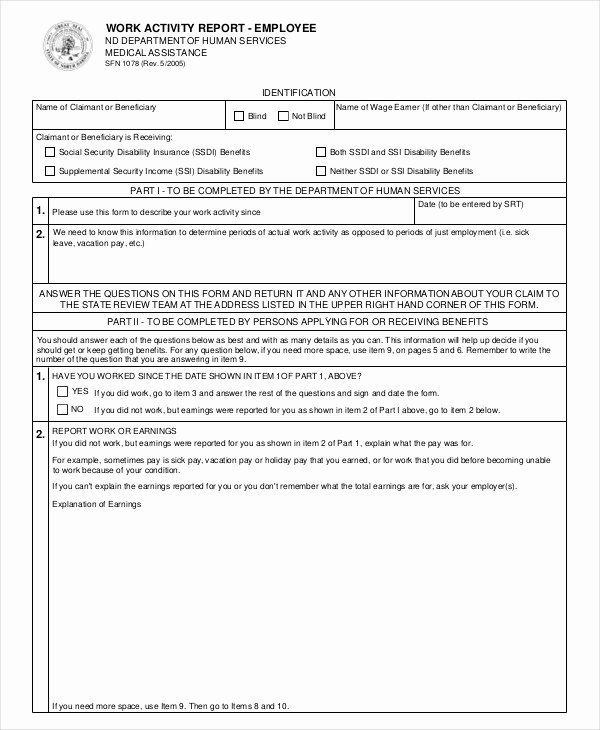 Weekly Activity Report Template New 9 Employee Activity Report Templates Docs Word Pages