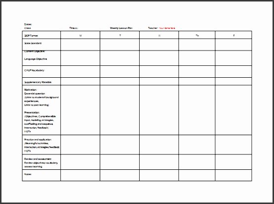 Weekly Lesson Plan Template Doc Beautiful 9 Activity Plan Template Sampletemplatess Sampletemplatess