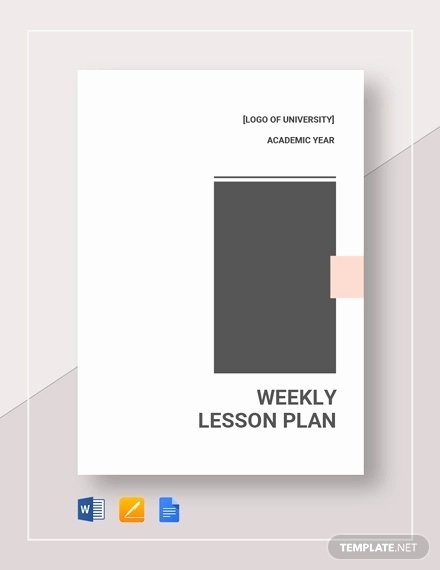 Weekly Lesson Plan Template Doc Luxury 18 Microsoft Word Lesson Plan Templates