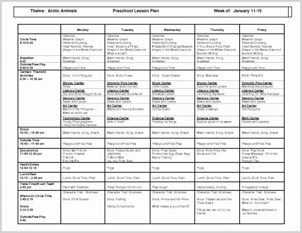 Weekly Lesson Plan Template Pdf Unique Montessori Weekly Lesson Plan Template – Weekly Lesson
