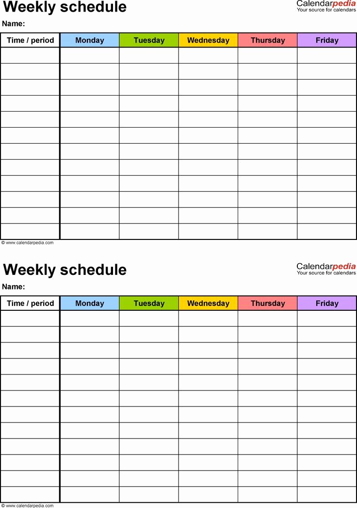 Weekly Schedule Template Pdf Awesome Weekly Schedule Schedule Templates and First Page On