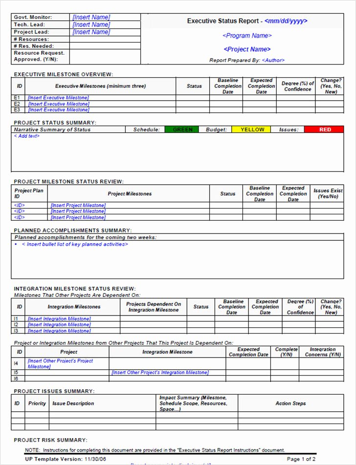 Weekly Status Report Template Word Unique 6 Status Report Templates Free Word Pdf Excel formats