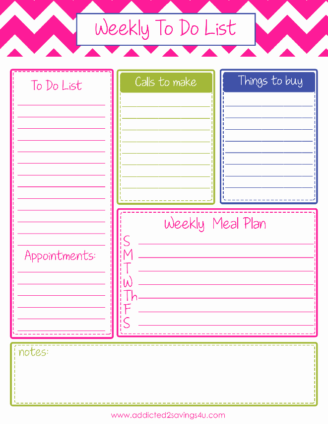 Weekly todo List Template Elegant Weekly to Do List Planner Printable A Spark Of Creativity