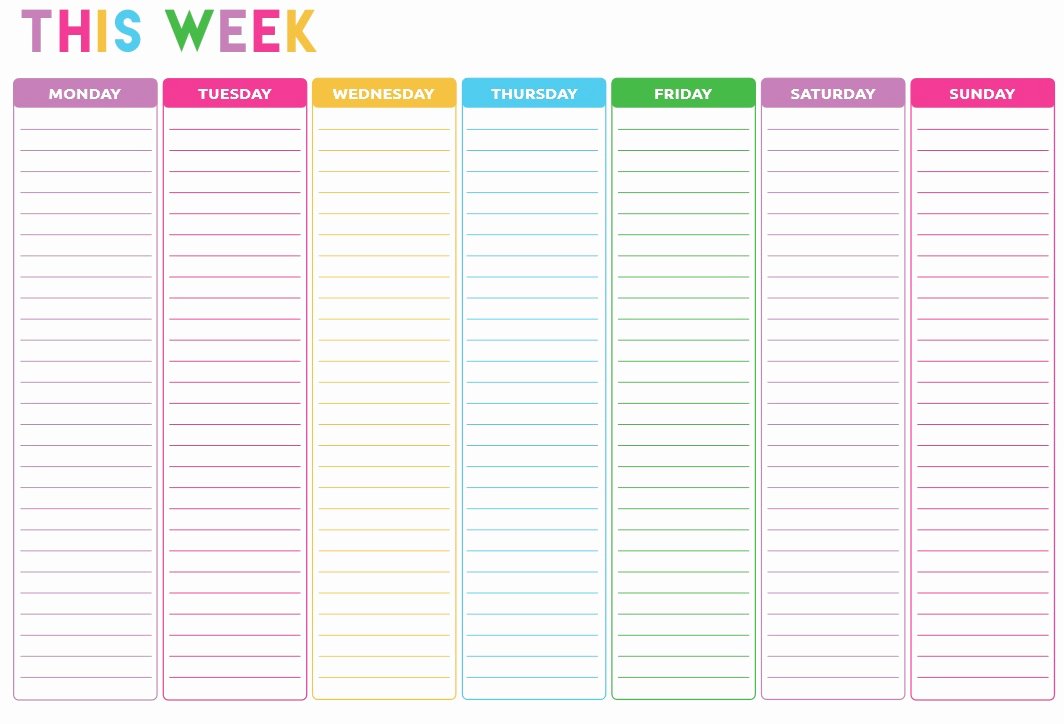 Weekly todo List Template Inspirational 10 Free Sample Weekly to Do List Templates Printable Samples