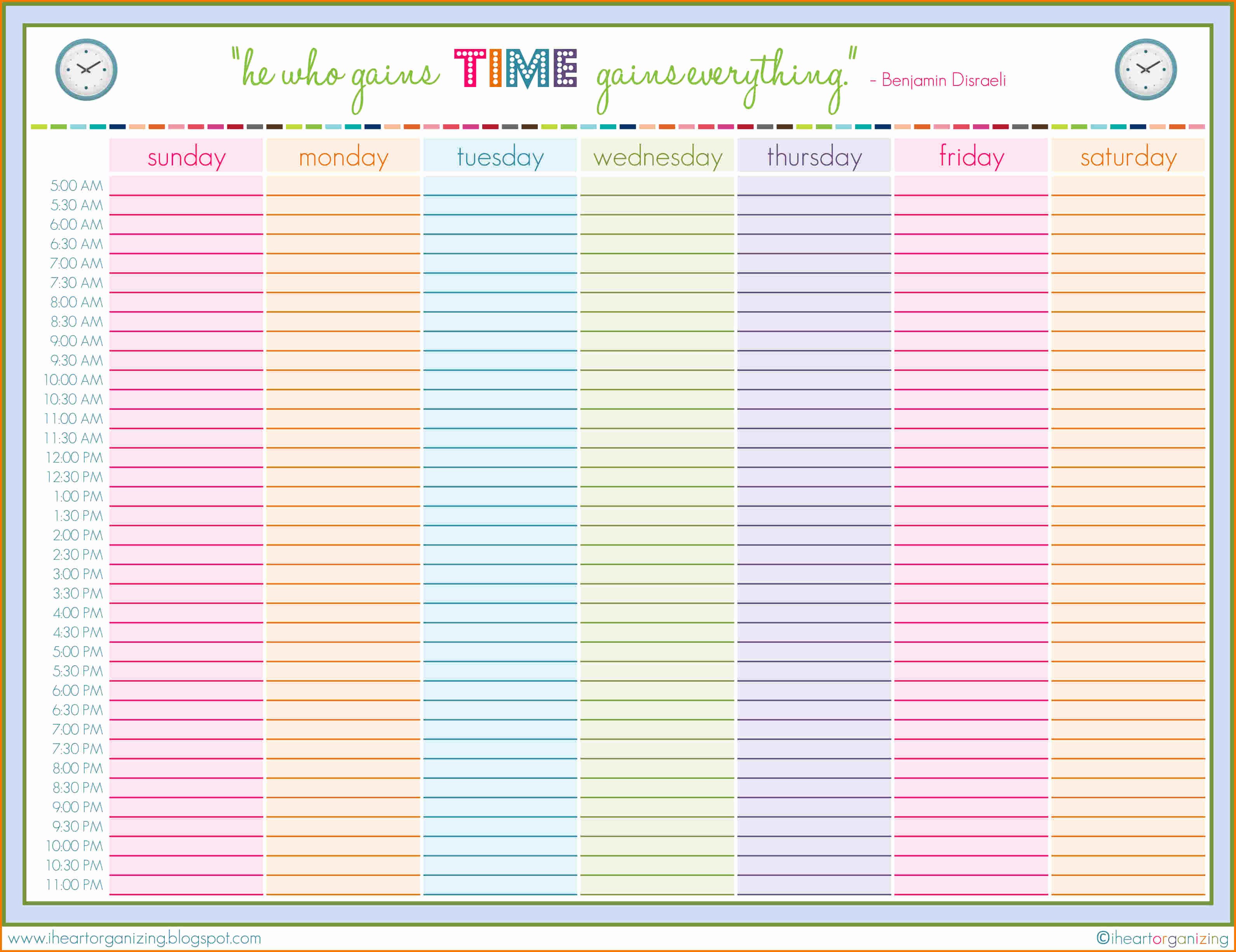 Weekly Workout Schedule Template Fresh Weekly Workout Schedule Template