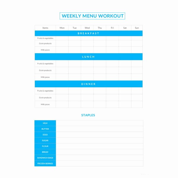 Weekly Workout Schedule Template Unique 27 Workout Schedule Templates Pdf Doc