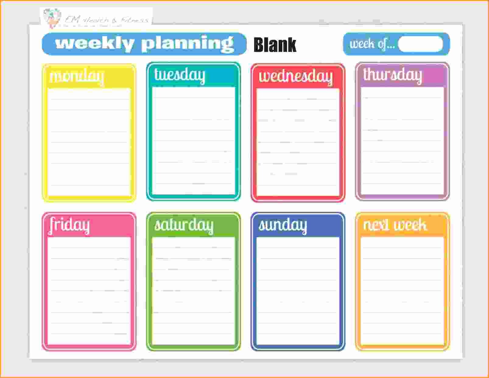 Work Out Schedule Template Unique 25 Of Exercise Calendar Template