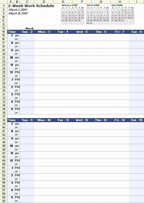 Work Plan Template Excel Luxury Work Schedule Template for Excel