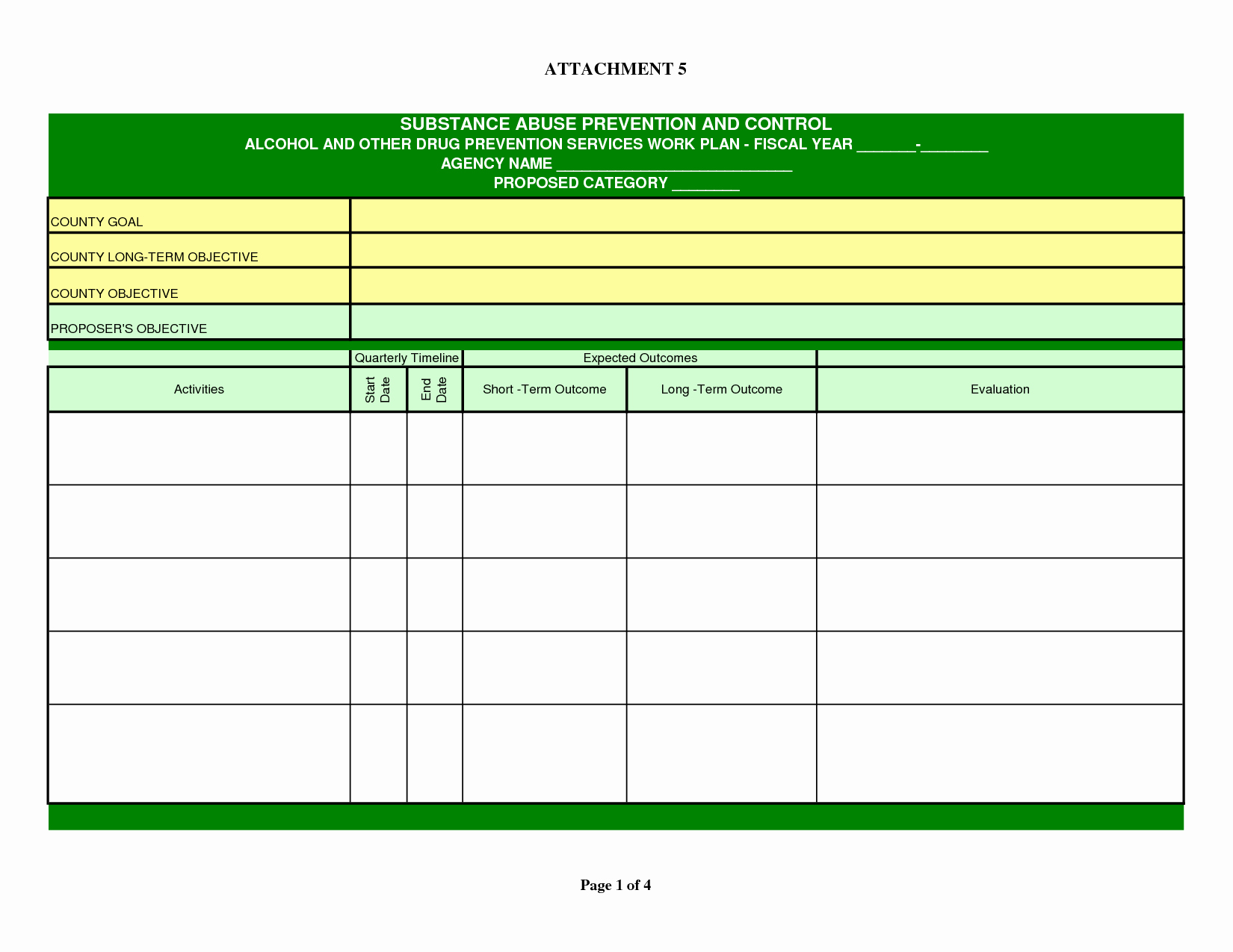 Work Plan Template Excel Unique Annual Work Plan Template Doc