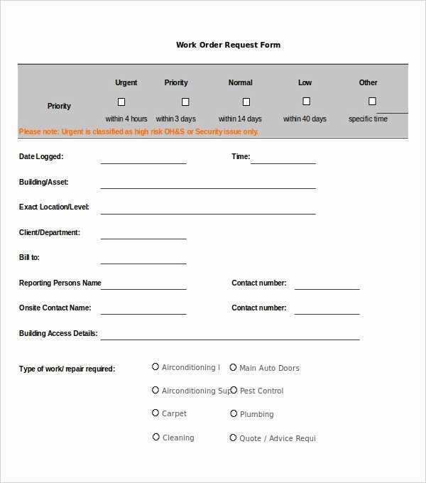 Work Request form Template Awesome 14 order Templates Ai Psd Google Docs