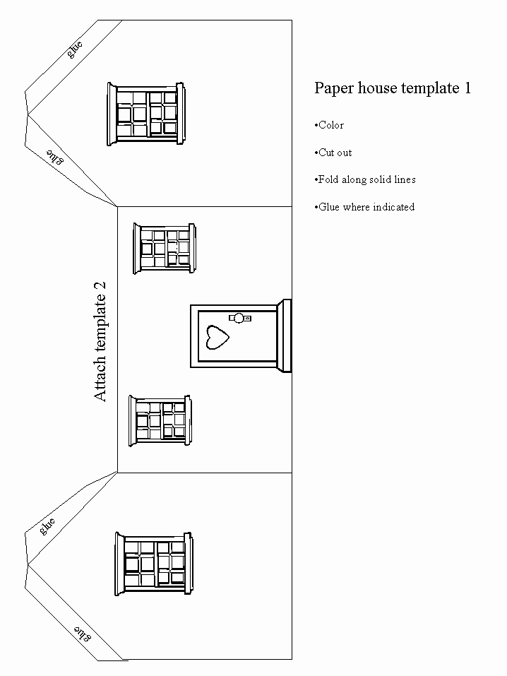 3d Paper Building Templates Unique Casitas De Papel Faciles De Armar Niños Y Niñas