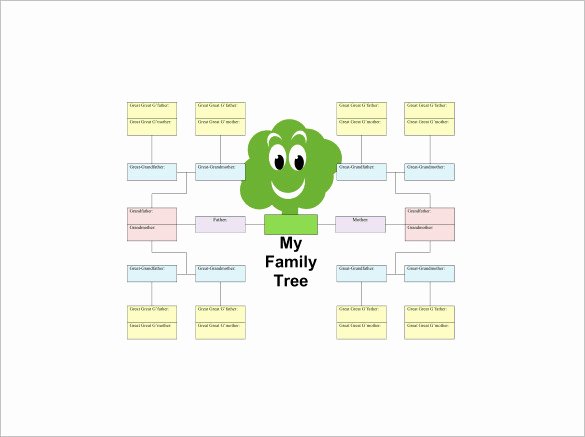 5 Generation Family Tree Template Best Of 5 Generation Family Tree Template – 10 Free Sample