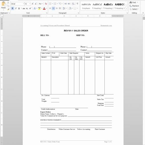 Accounting Policies and Procedures Template Beautiful Revenue Policies and Procedures