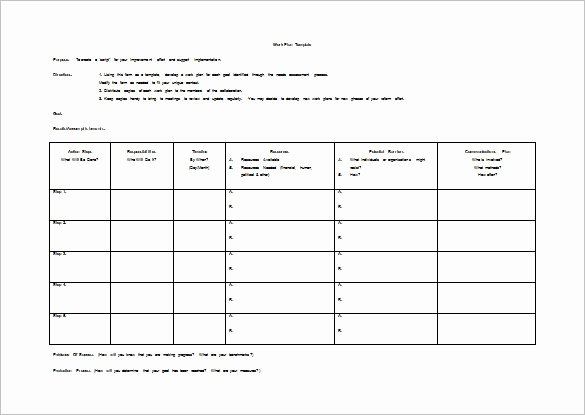 Action Planning Template Excel Inspirational Plan Action Template