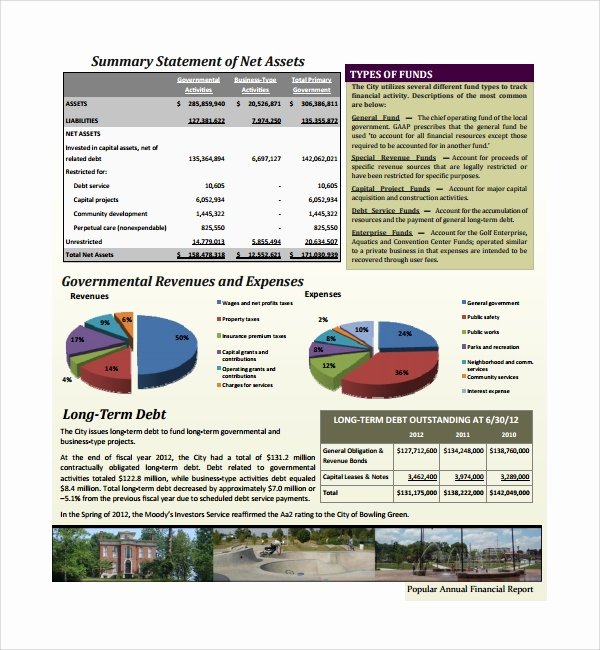 Annual Financial Report Template Awesome 10 Annual Financial Report Templates