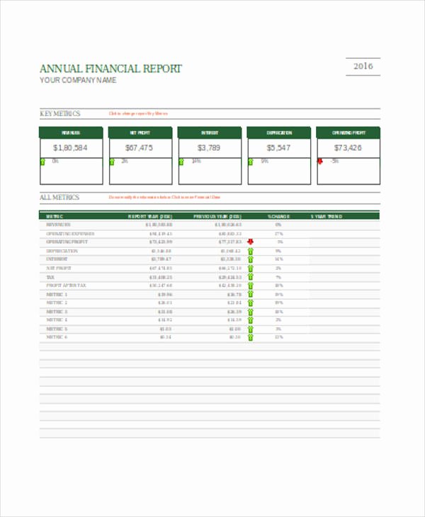 Annual Financial Report Template Lovely 14 Pany and Financial Report Templates Free Sample