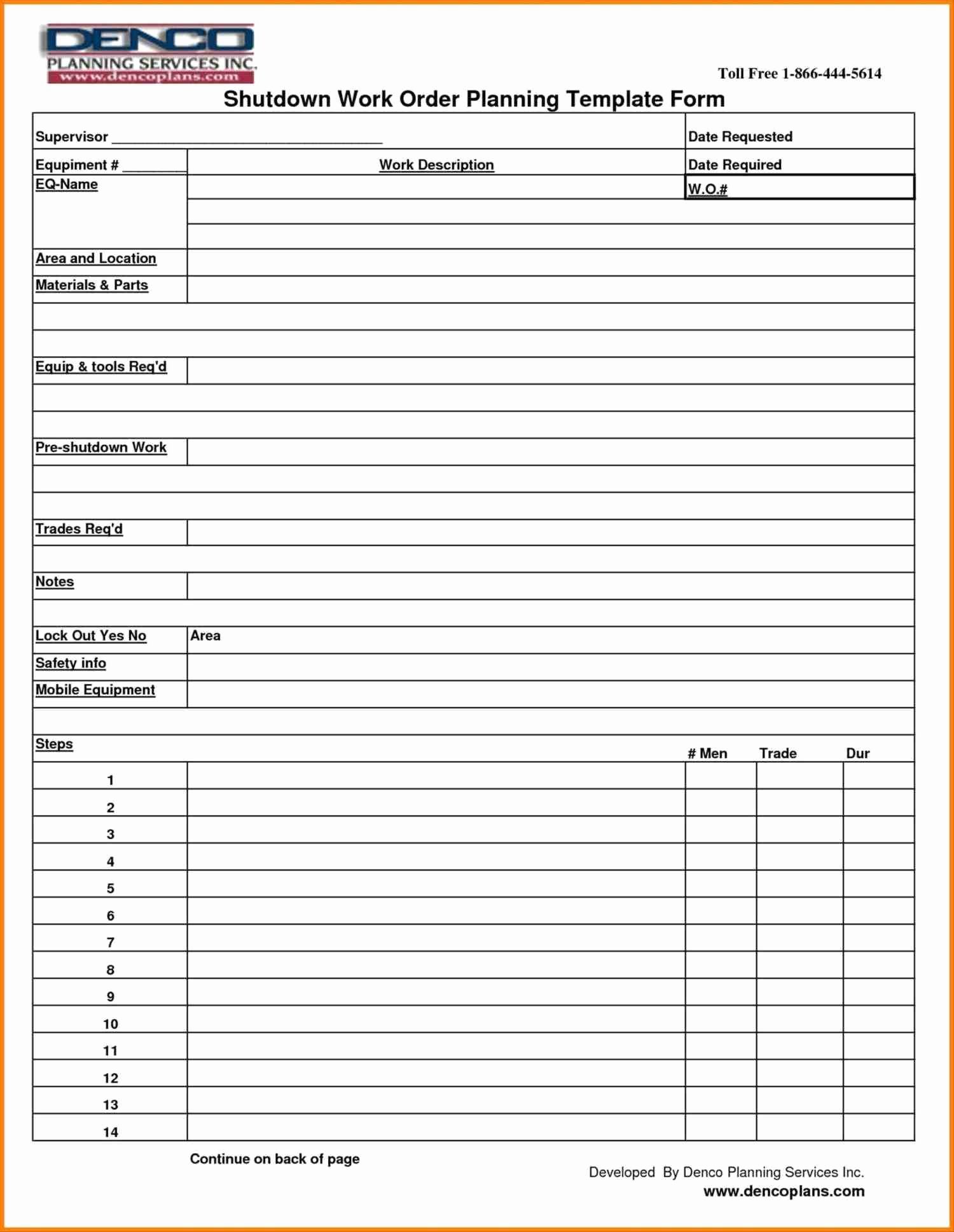 Apartment Work order Template Awesome Apartment Maintenance Request form Template