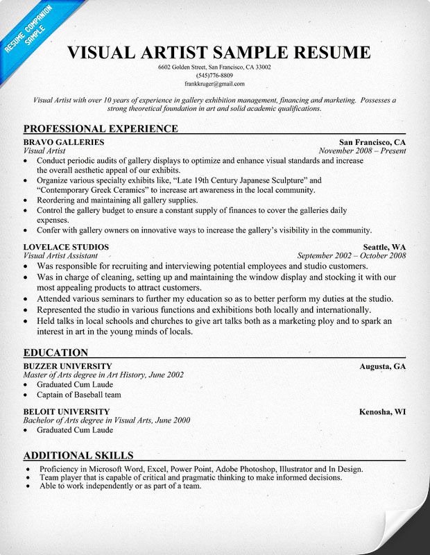 Artist Resume Template Word Beautiful 17 Best Images About for the Artist On Pinterest
