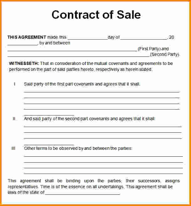 Automobile Sales Contract Templates New Sales Agreement Template Word