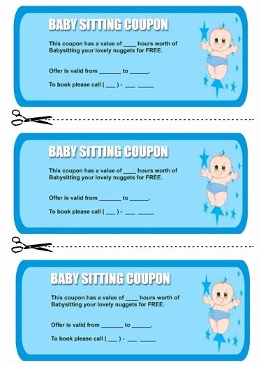 Babysitter Flyer Template Microsoft Word Inspirational Babysitting Coupon Book Template 6