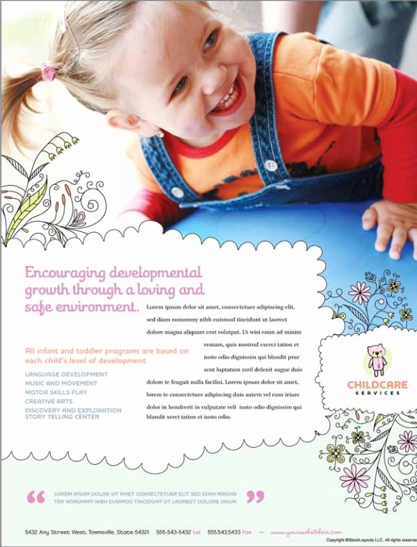 40 Babysitter Flyer Template Microsoft Word Markmeckler Template Design