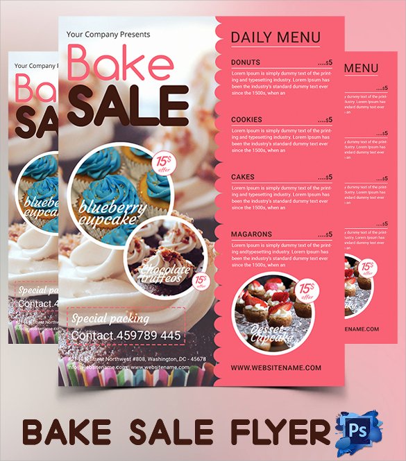Bake Sale Flyer Template Word Lovely 24 Bake Sale Flyer Templates Indesign Apple Pages