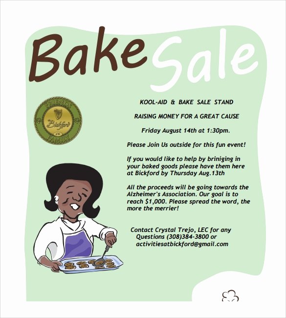 Bake Sale Flyer Template Word Luxury 21 Bake Sale Flyers Templates Publisher Psd Ms Word
