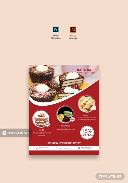 Bake Sale Flyer Template Word New Free Printable Bake Sale Flyer Template