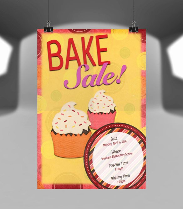 Bake Sale Flyer Templates Free Awesome 33 Bake Sale Flyer Templates Free Psd Indesign Ai